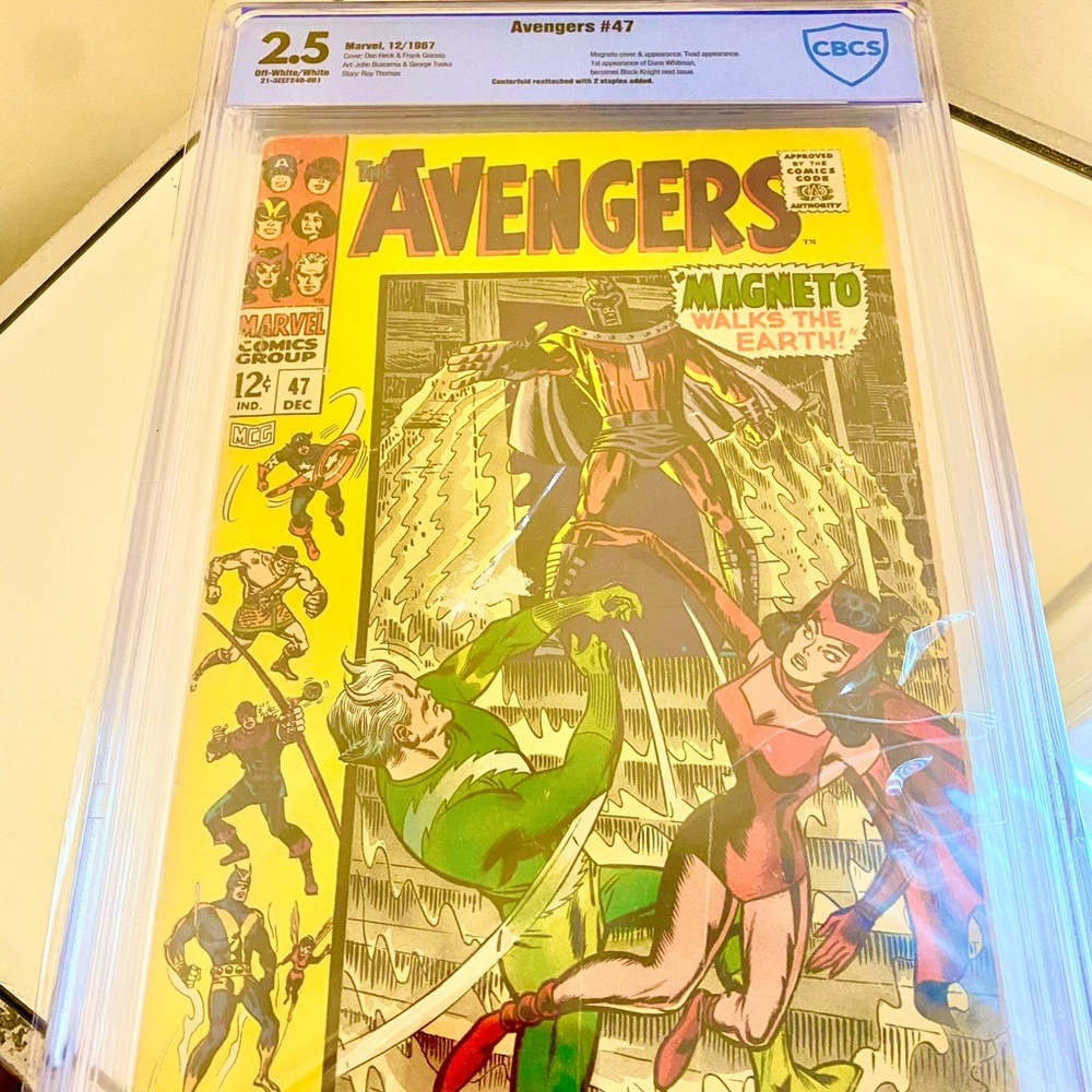 Marvel Avengers Comic Book Marvel Comic Book Magneto Marvel The Avengers #47